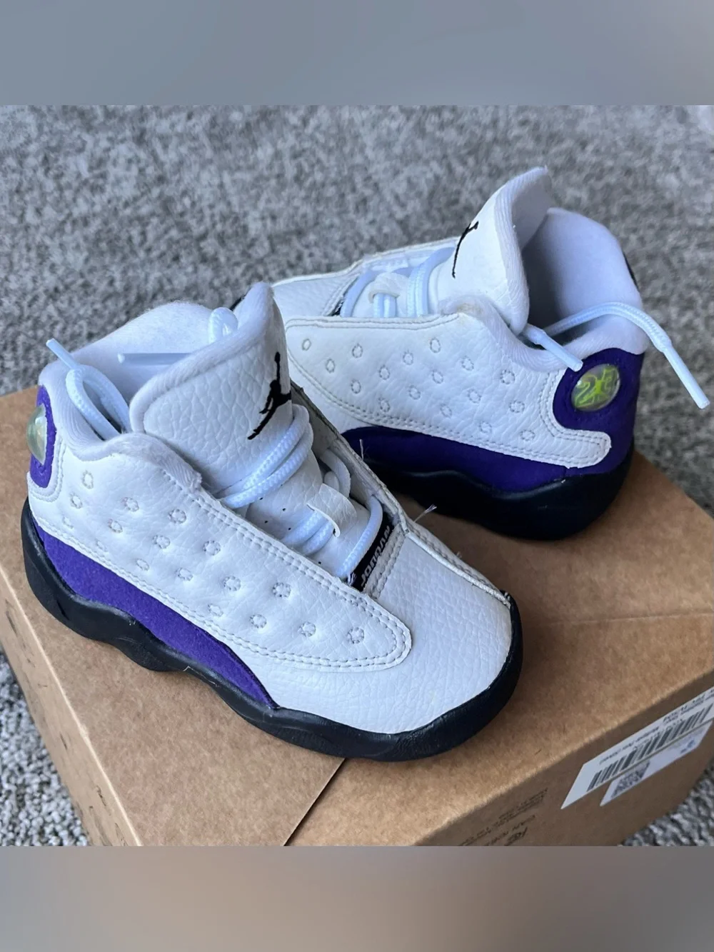 ✨Air Jordan 13 Retro ‘Lakers', TD Size 6C✨